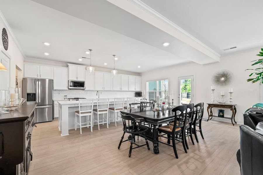 Furnished interior view inside a new home in , Dallas (Image 48).