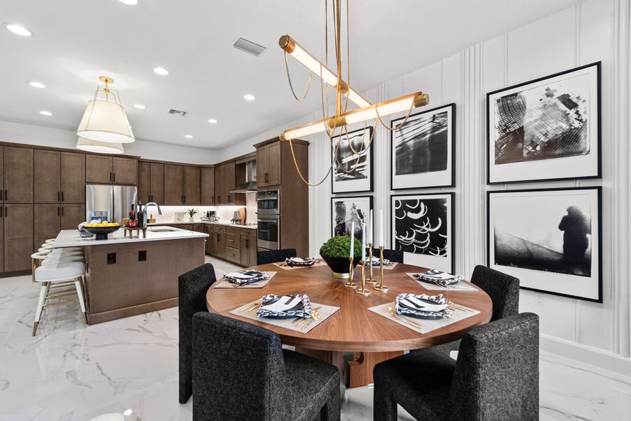 Representative furnished interior of a home built from the Barbados by GL Homes in Valencia Harbor (55+), Fort Myers (Image 8).
