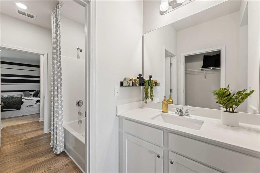 Furnished interior view inside a new home in Oakhurst Manor, McDonough (Image 23). Furnished interior view inside a new home in Oakhurst Manor, McDonough (Image 23).