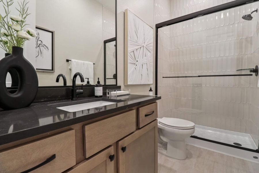 Furnished interior view inside a new home in Audubon, Magnolia (Image 28). Furnished interior view inside a new home in Audubon, Magnolia (Image 28).