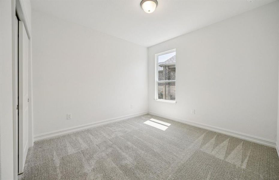 *Floorplan representation, not actual home  - Spacious secondary bedroom