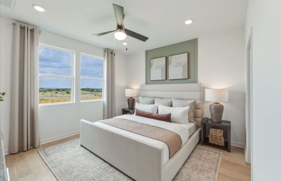 Representative furnished interior of a home built from the Hewitt by Centex in Vantage, San Marcos (Image 12).