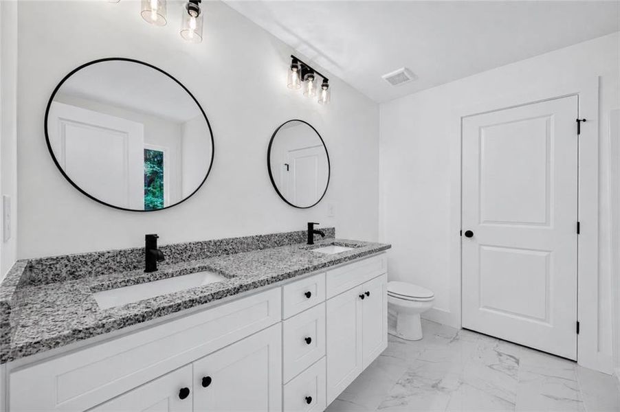 Furnished interior view inside a new home in , Dawsonville (Image 12).