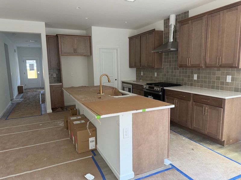 In-progress construction of a new home in The Point, Rolesville, NC (Image 5).