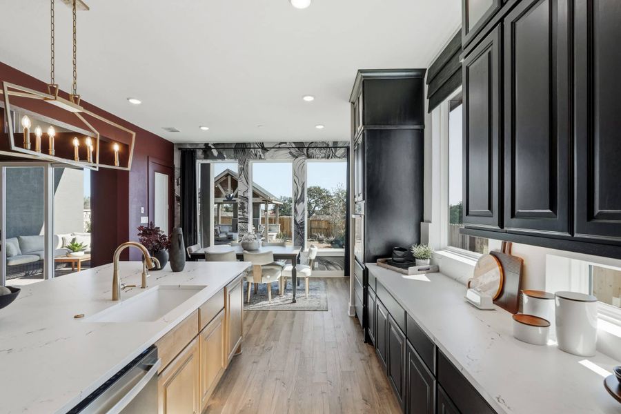 Furnished interior view inside a new home in Prominence, San Antonio (Image 42).