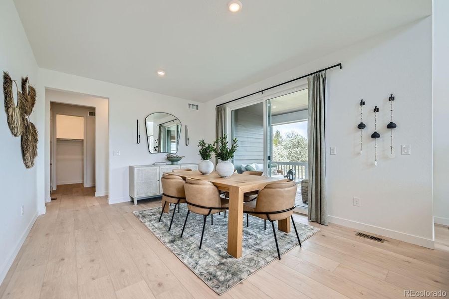 Furnished interior view inside a new home in Riano Ridge: The Grand Collection, Loveland (Image 9).