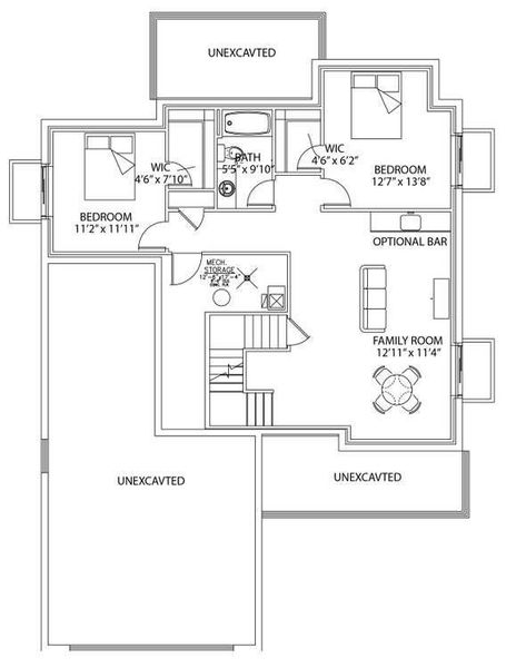 Optional Finished Basement