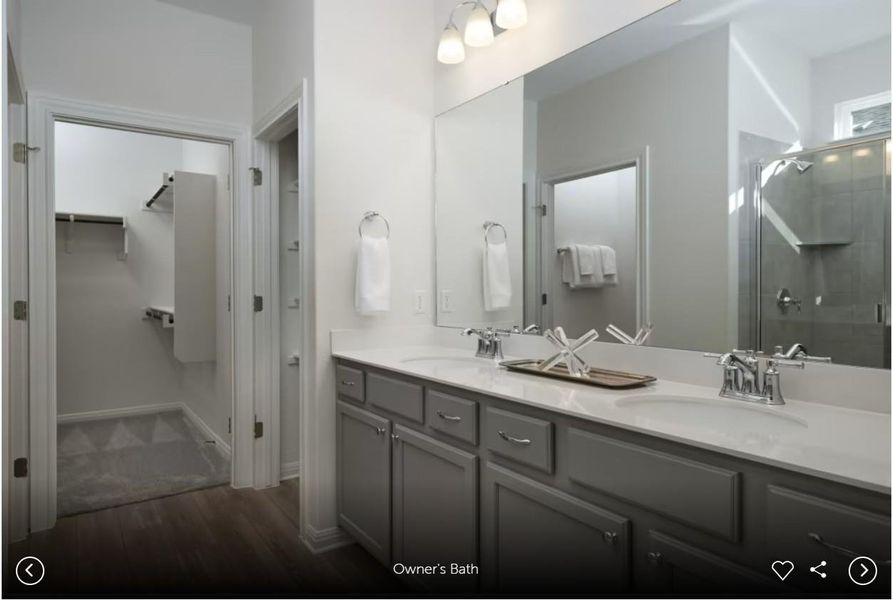 Photo of Del Webb model home with same floor plan, not of actual home listed.