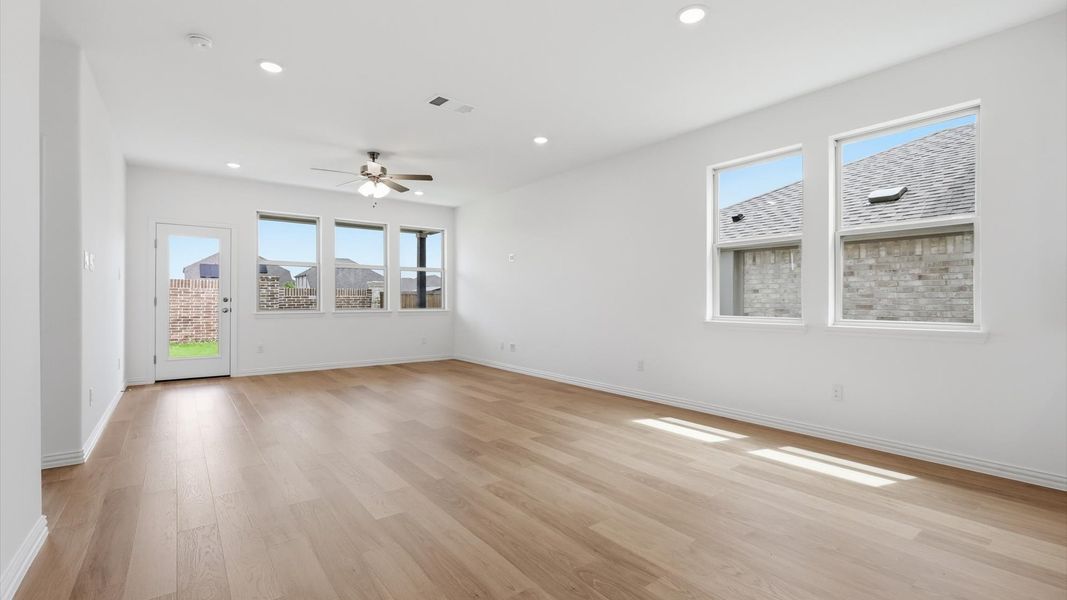 Furnished interior view inside a new home in Westridge Journey, Princeton (Image 9).