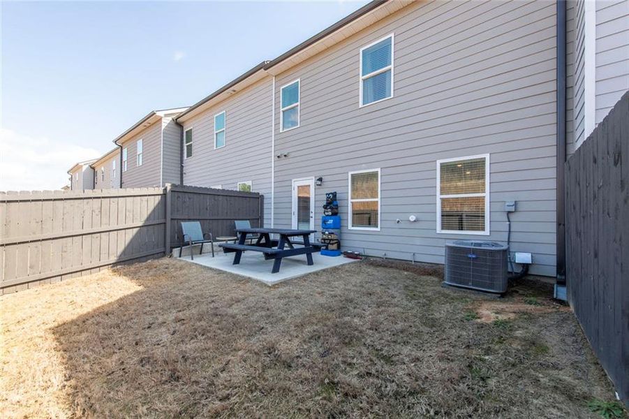 Exterior details and patio area of a home in , Villa Rica (Image 23).