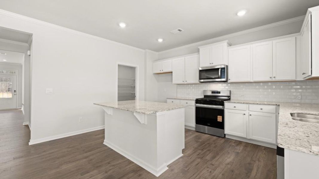 Furnished interior view inside a new home in Parkside at Carter Grove, Cartersville (Image 6).