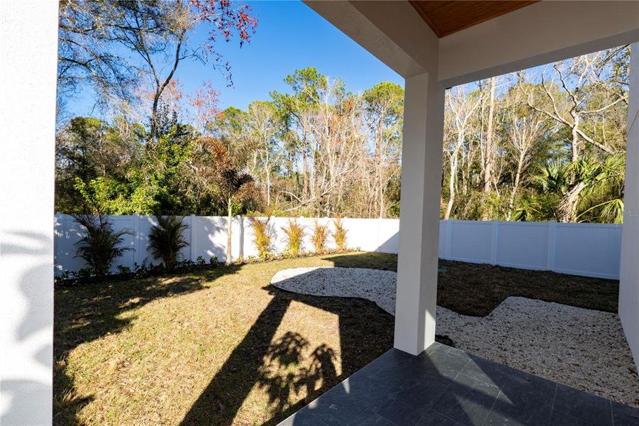 Exterior details and patio area of a home in , Tampa (Image 30). Exterior details and patio area of a home in , Tampa (Image 30).