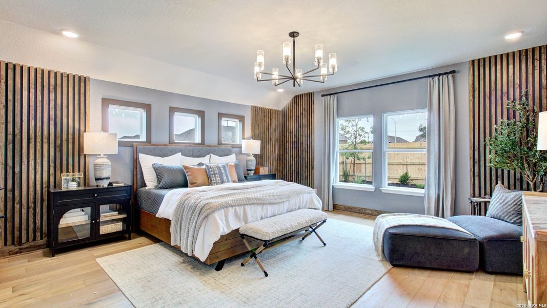 Furnished interior view inside a new home in Prominence, San Antonio (Image 6).