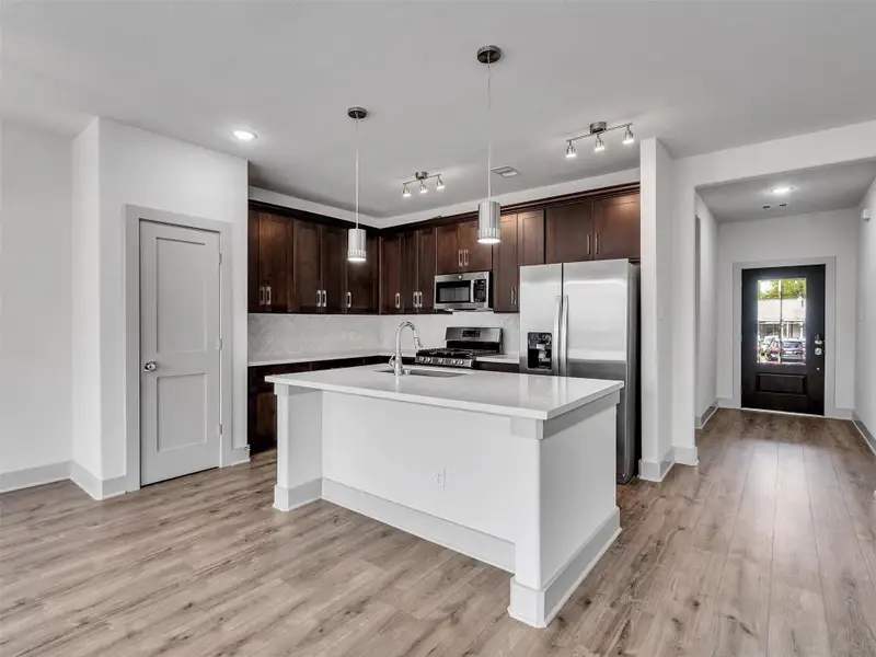 Furnished interior view inside a new home in , Houston (Image 10). Furnished interior view inside a new home in , Houston (Image 10).