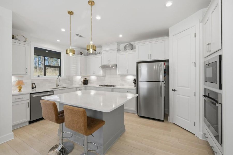 Furnished interior view inside a new home in , Hoschton (Image 36).