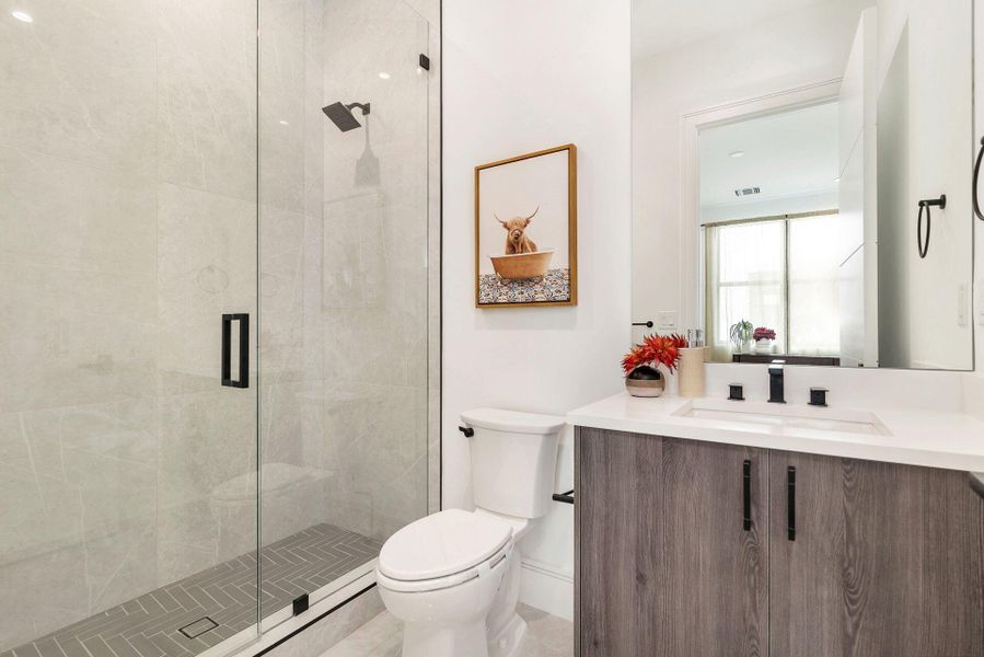 Furnished interior view inside a new home in , West Palm Beach (Image 8).