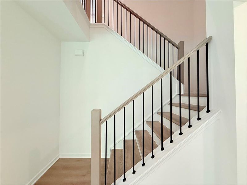 Spacious, unfurnished interior of a new home in Creekside, Dawsonville (Image 17). Spacious, unfurnished interior of a new home in Creekside, Dawsonville (Image 17).