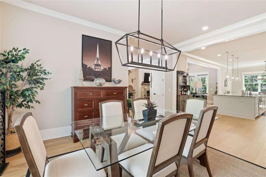 Furnished interior view inside a new home in , Clarkesville (Image 42).