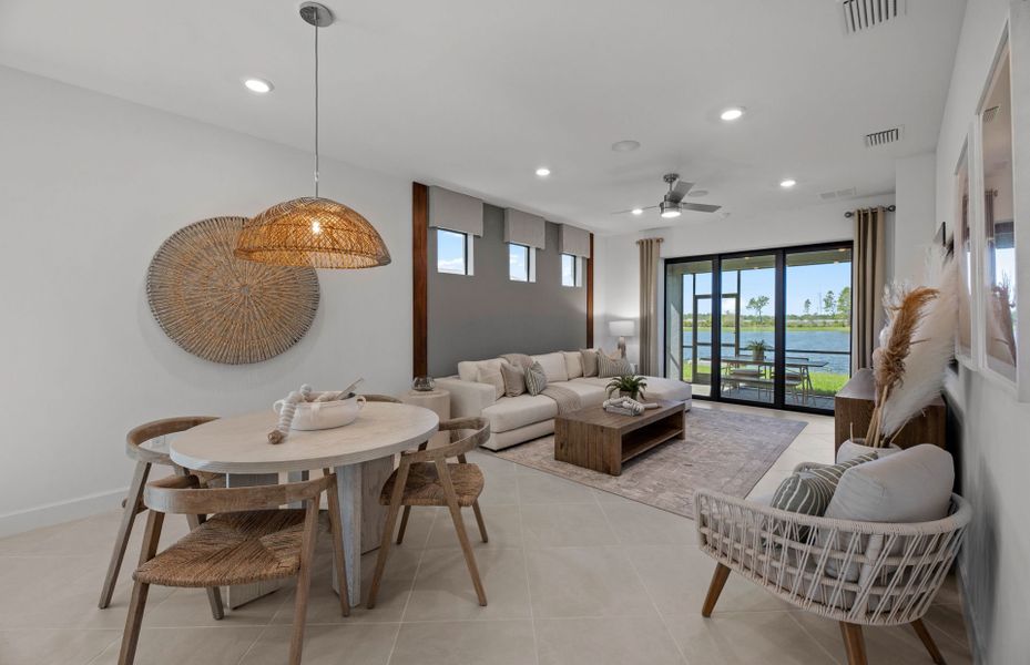 Furnished interior view inside a new home in Del Webb Catalina, Lakewood Ranch (Image 7).