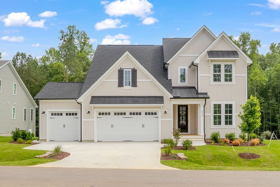 Representative exterior photo of a completed home built from the The Whitley by RobuckHomes in Baylee Ridge, Selma, NC (Image 20). Representative exterior photo of a completed home built from the The Whitley by RobuckHomes in Baylee Ridge, Selma, NC (Image 20).