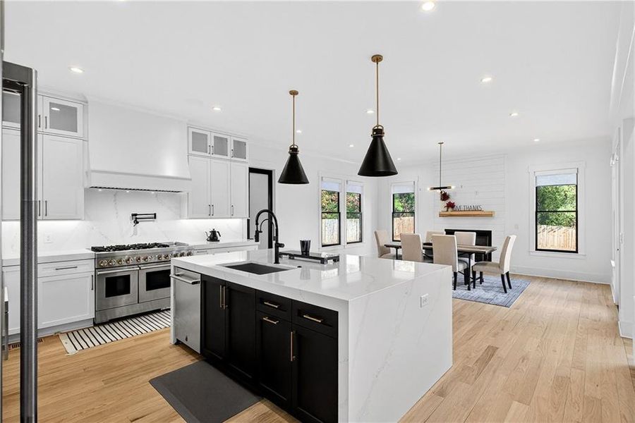 Furnished interior view inside a new home in , Marietta (Image 8).