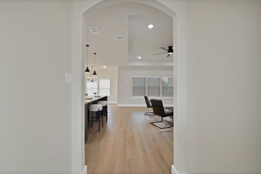 Furnished interior view inside a new home in , Decatur (Image 10).