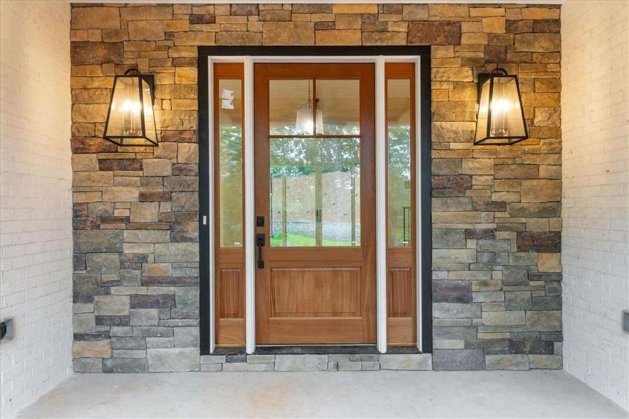 Exterior details and patio area of a home in , Cornelia (Image 37).