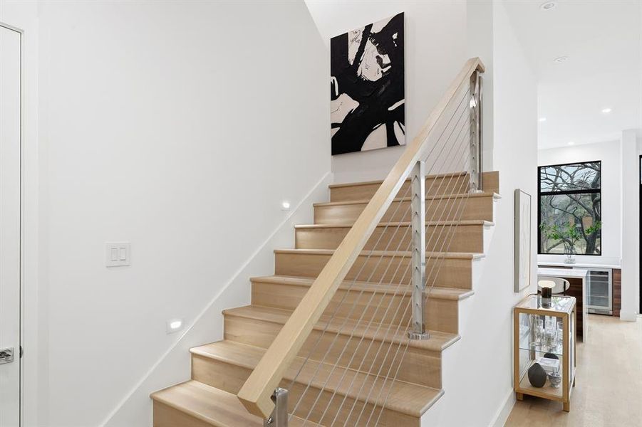 Furnished interior view inside a new home in , Dallas (Image 14).