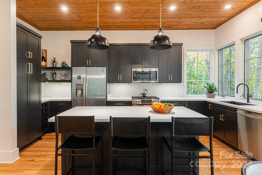 Furnished interior view inside a new home in , Sylva (Image 12).