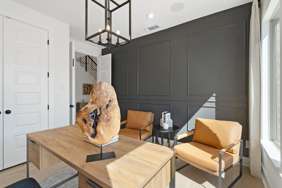 Furnished interior view inside a new home in Highland Village, Georgetown (Image 20).
