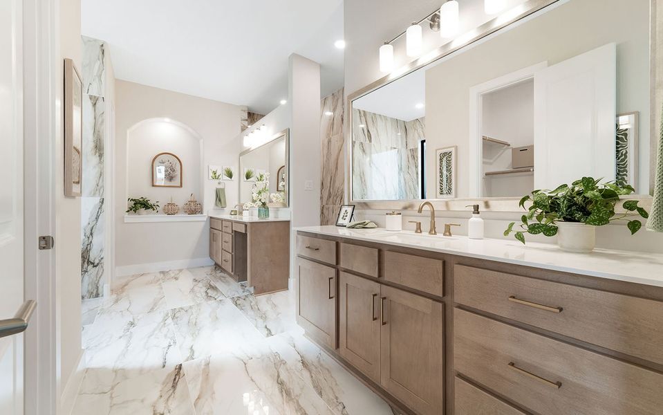 Furnished interior view inside a new home in Arcadia, Brentwood (Image 24).