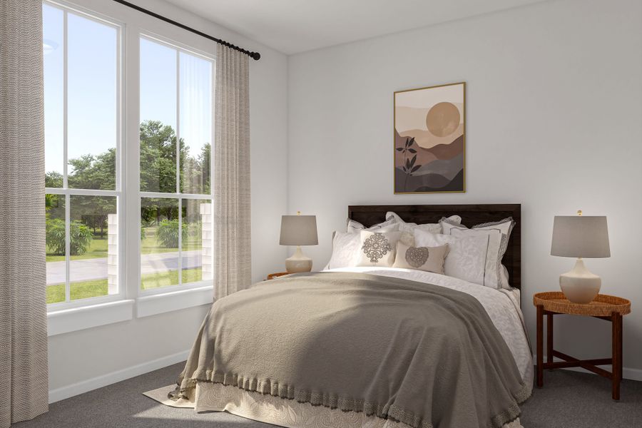 Representative furnished interior of a home built from the Enfield by Tri Pointe Homes in Lariat, Liberty Hill (Image 14).