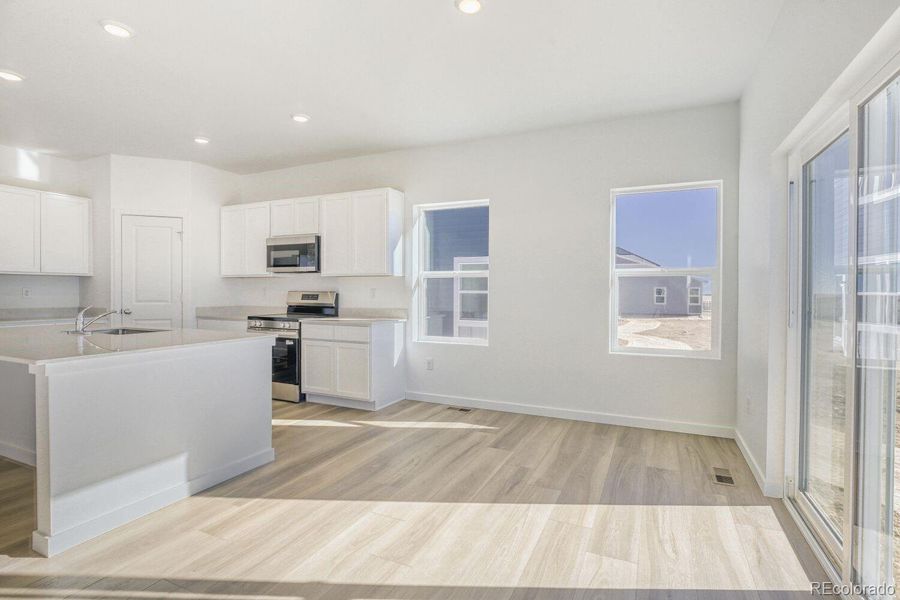 Furnished interior view inside a new home in Ledge Rock, Johnstown (Image 3). Furnished interior view inside a new home in Ledge Rock, Johnstown (Image 3).