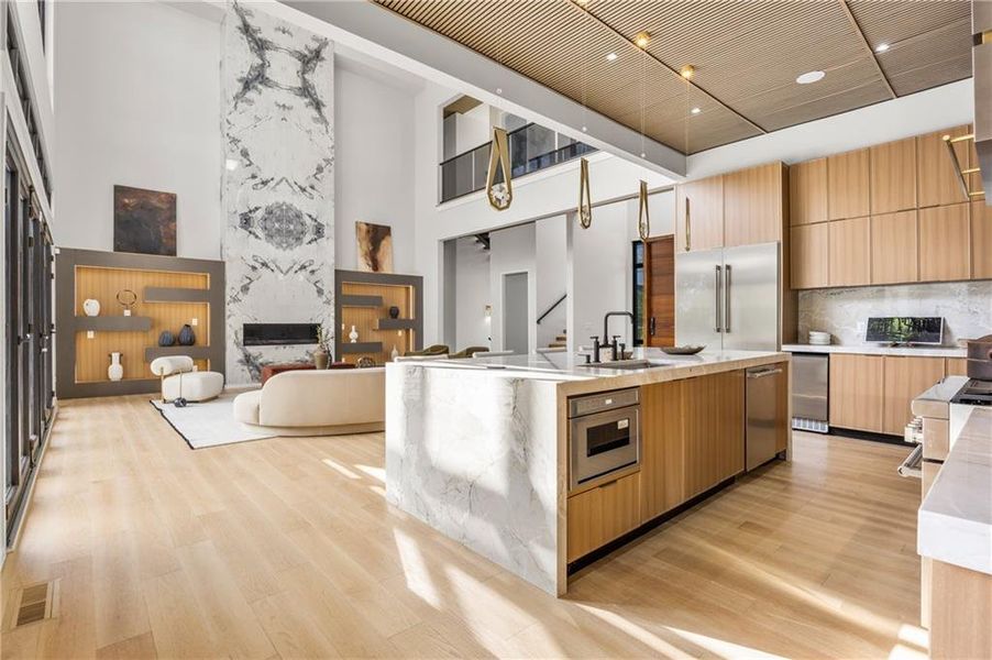 Furnished interior view inside a new home in , Marietta (Image 17).