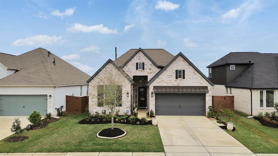 Front exterior of a new home in , Katy, TX, highlighting curb appeal (Image 21).