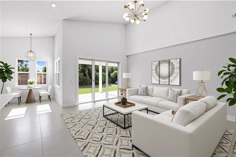 Furnished interior view inside a new home in , Port Charlotte (Image 13).