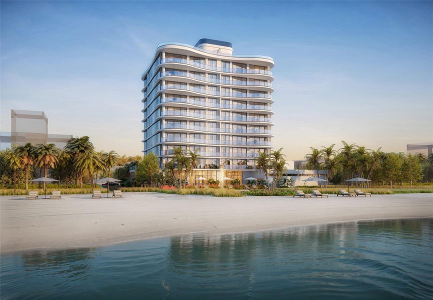 Artist's rendering structure view from beach