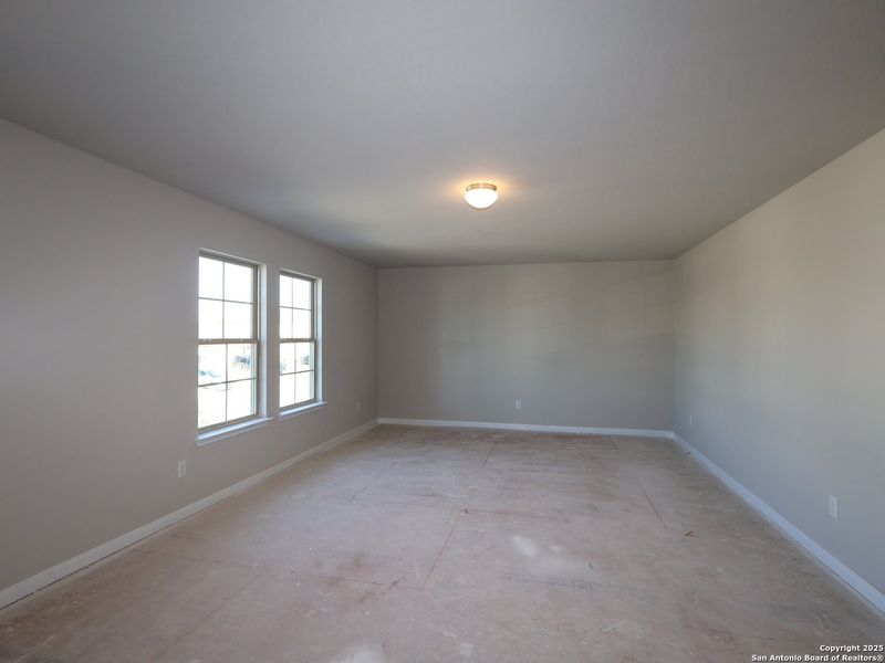 In-progress construction of a new home in Hunters Ranch, San Antonio, TX (Image 33).