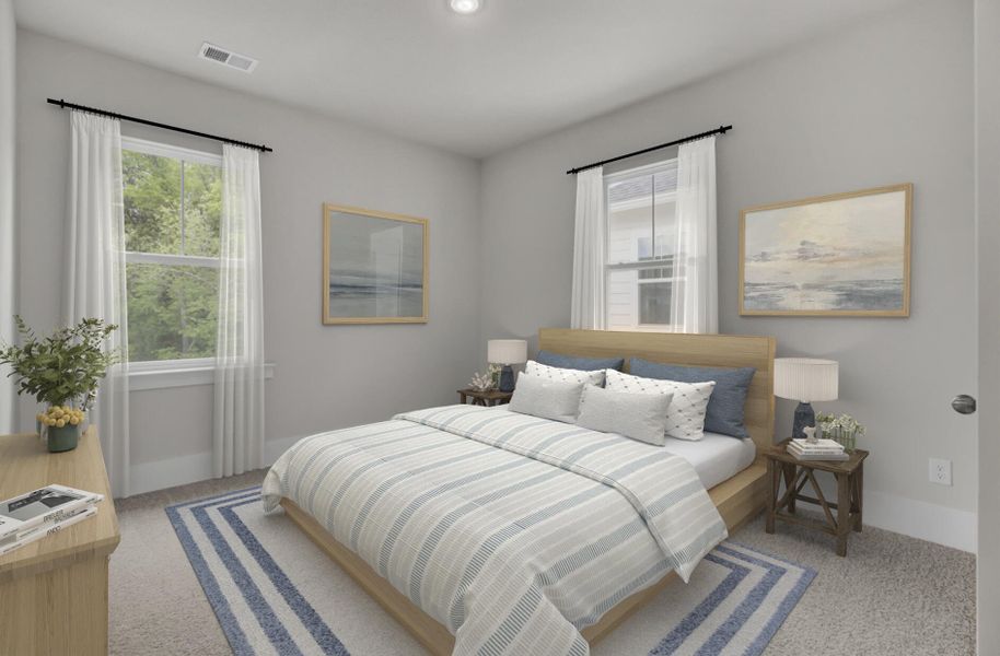 Furnished interior view inside a new home in , Johns Island (Image 10).