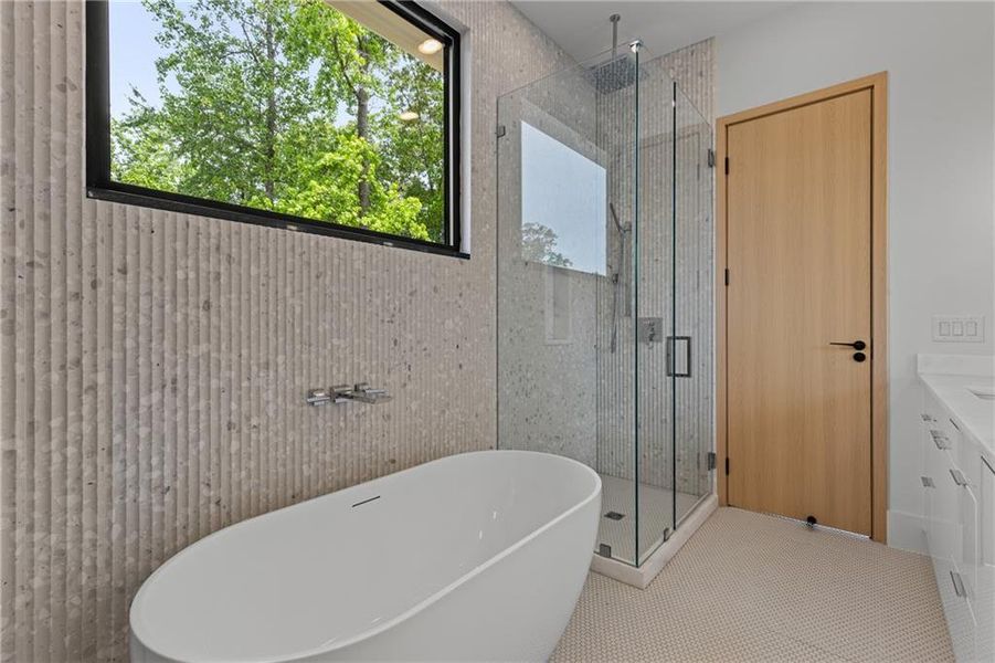 Furnished interior view inside a new home in , Sugar Hill (Image 56).