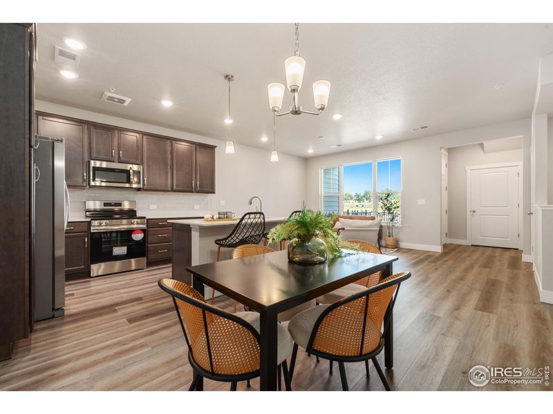 Furnished interior view inside a new home in Wilder at Timnath Ranch, Timnath (Image 7). Furnished interior view inside a new home in Wilder at Timnath Ranch, Timnath (Image 7).
