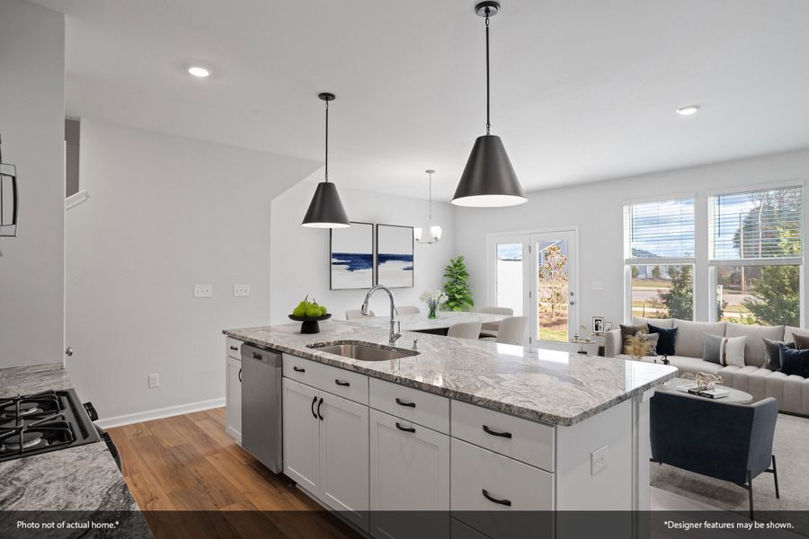 Furnished interior view inside a new home in Sweetbrier, Durham (Image 5). Furnished interior view inside a new home in Sweetbrier, Durham (Image 5).