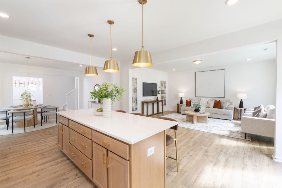 Furnished interior view inside a new home in Nathans Ridge, Lillington (Image 4).