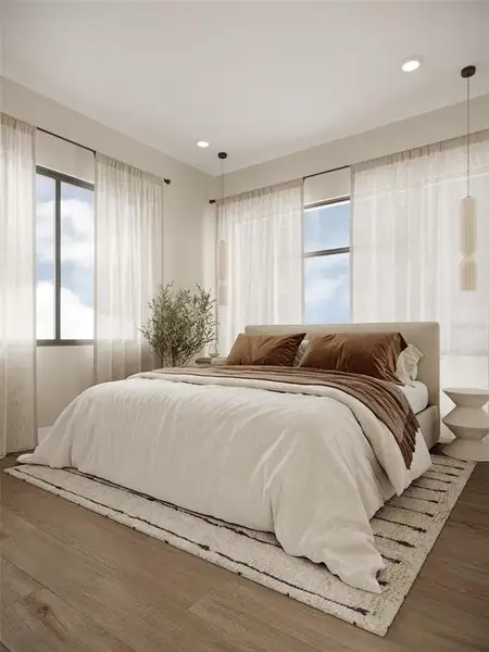 Furnished interior view inside a new home in , St. Petersburg (Image 14).