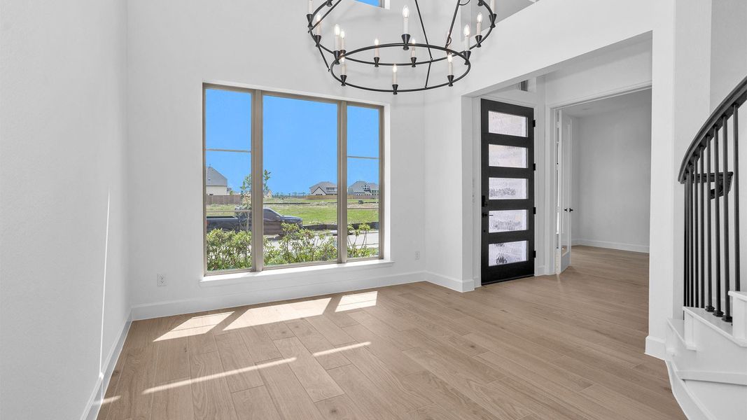 Spacious, unfurnished interior of a new home in Austin Point, Richmond (Image 22).