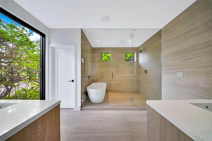 Furnished interior view inside a new home in , Miami (Image 10).