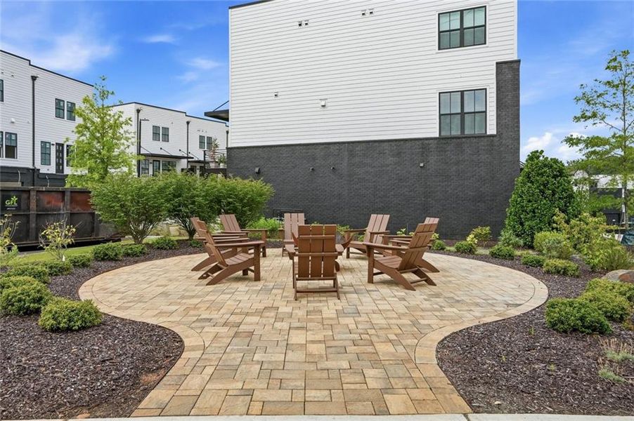 Exterior details and patio area of a home in , Alpharetta (Image 25). Exterior details and patio area of a home in , Alpharetta (Image 25).