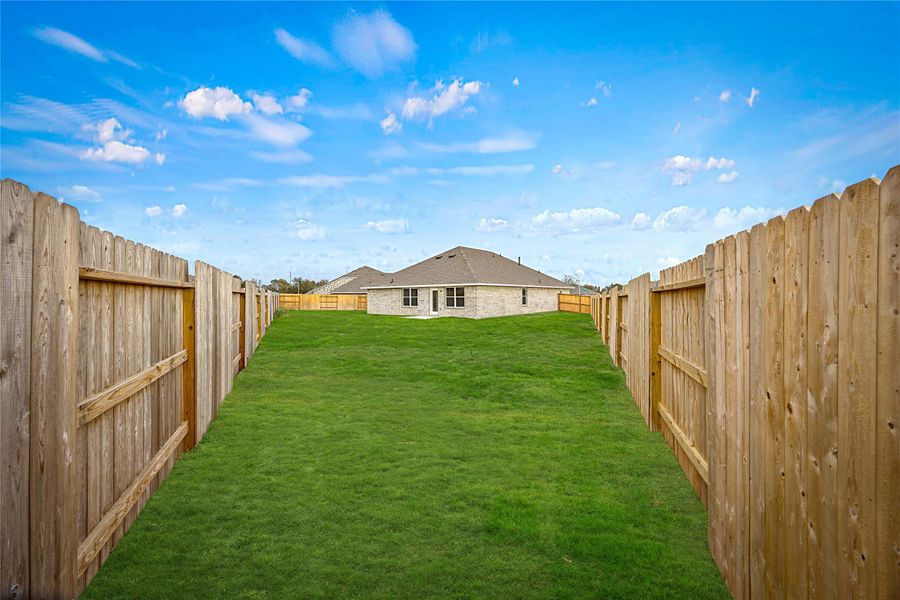 Exterior details and patio area of a home in River Ranch Trails, Dayton (Image 3). Exterior details and patio area of a home in River Ranch Trails, Dayton (Image 3).