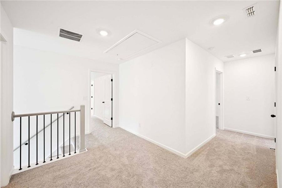 Spacious, unfurnished interior of a new home in Creekside, Dawsonville (Image 31). Spacious, unfurnished interior of a new home in Creekside, Dawsonville (Image 31).