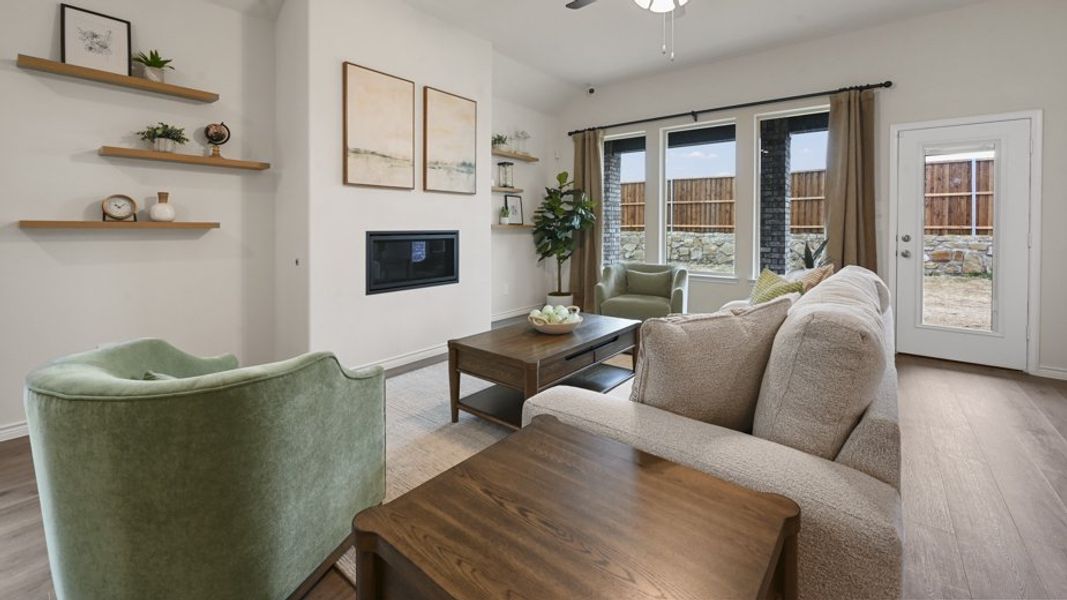 Representative furnished interior of a home built from the Vail by D.R. Horton in Madera, Royse City (Image 18). Representative furnished interior of a home built from the Vail by D.R. Horton in Madera, Royse City (Image 18).